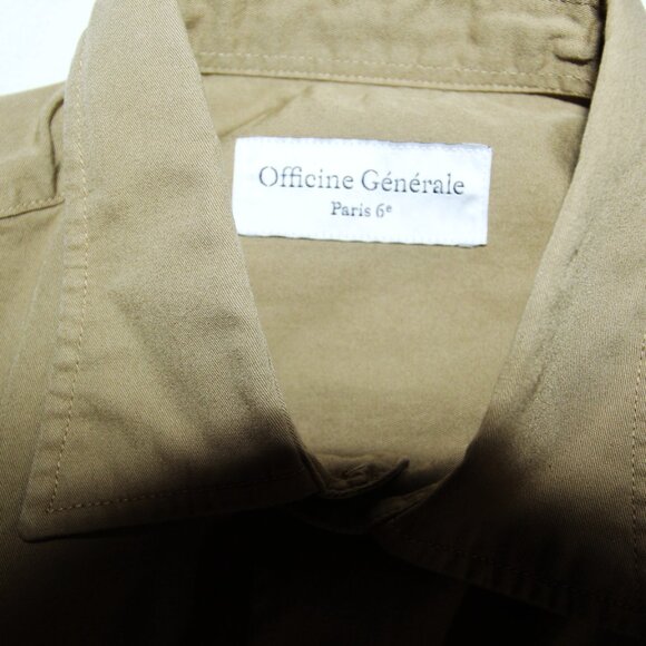 BNWT AW21 OFFICINE GENERALE POPLIN SHIRT S - Picture 9 of 14